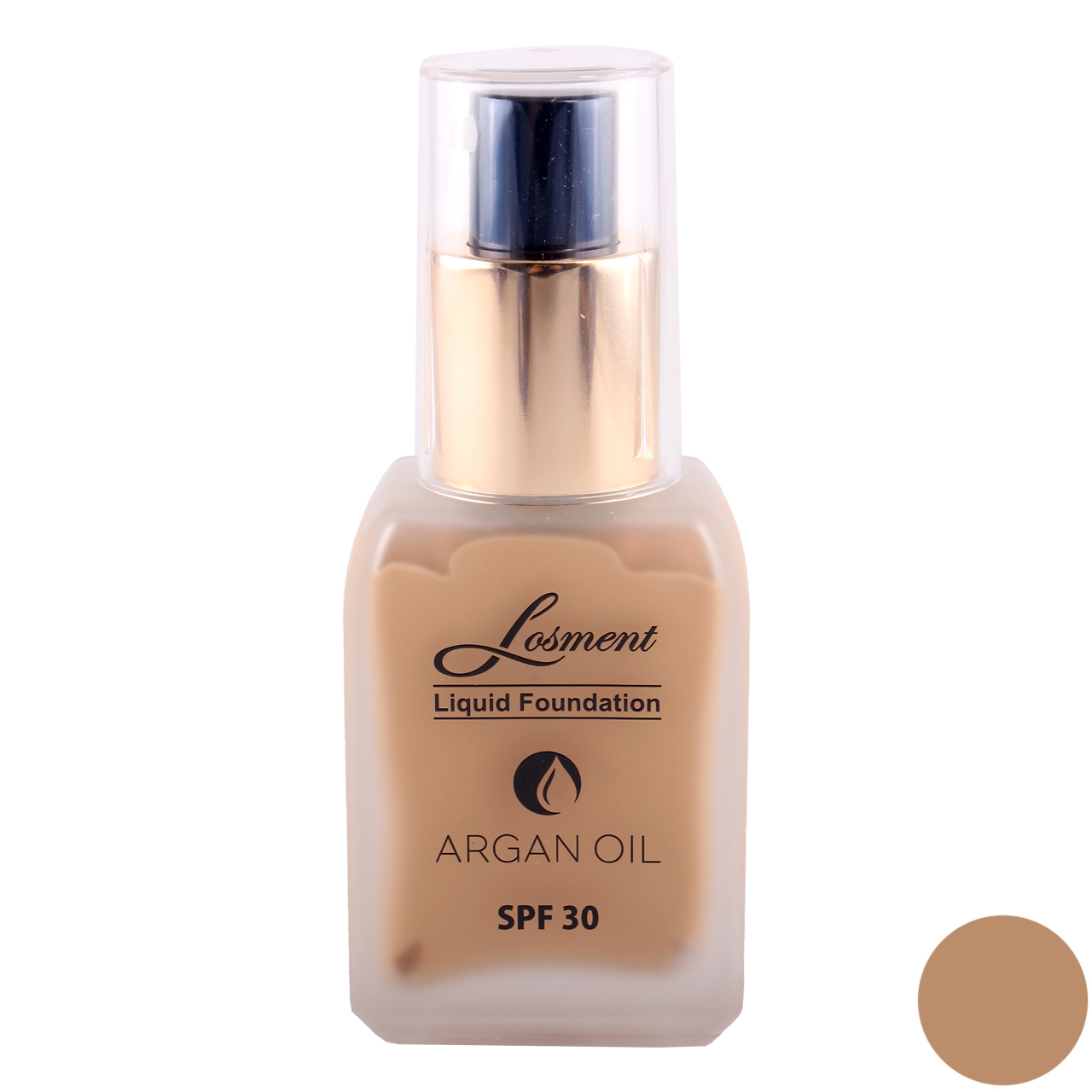 کرم پودر لوسمنت spf30 حاوی روغن آرگان و آلوئه ورا شماره l206 حجم 36 میلی لیتر
