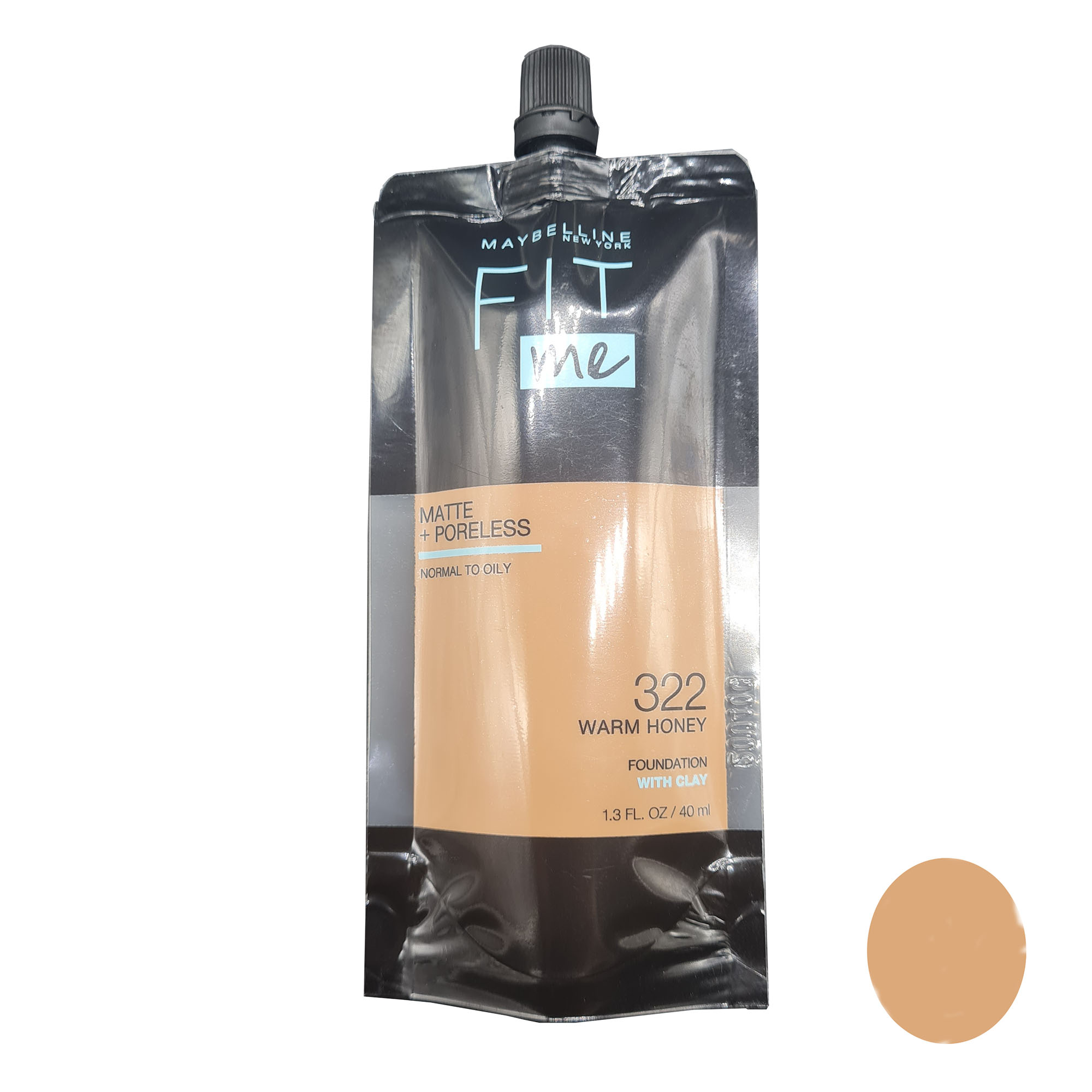 کرم پودر میبلین مدل fit me شماره 322 حجم 40 میلی لیتر