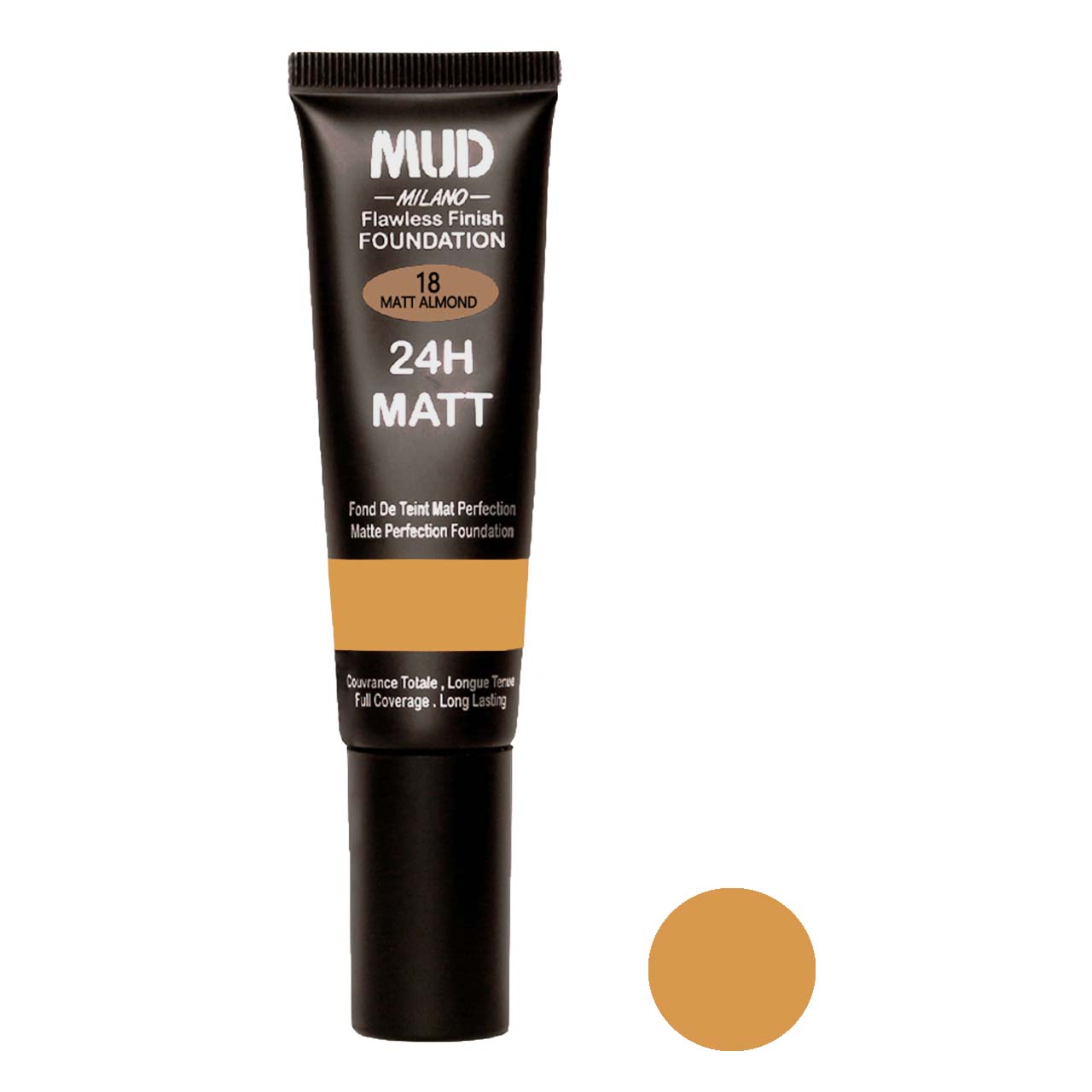 کرم پودر میلانو مدل mud شماره 18 حجم 35 میلی لیتر