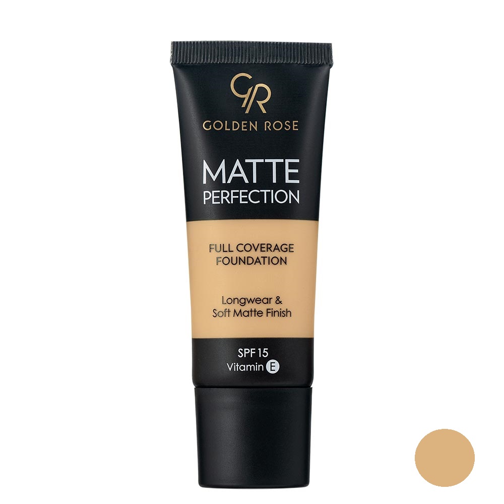 کرم پودر گلدن رز مدل matte perfection شماره w7 حجم 35 میلی لیتر