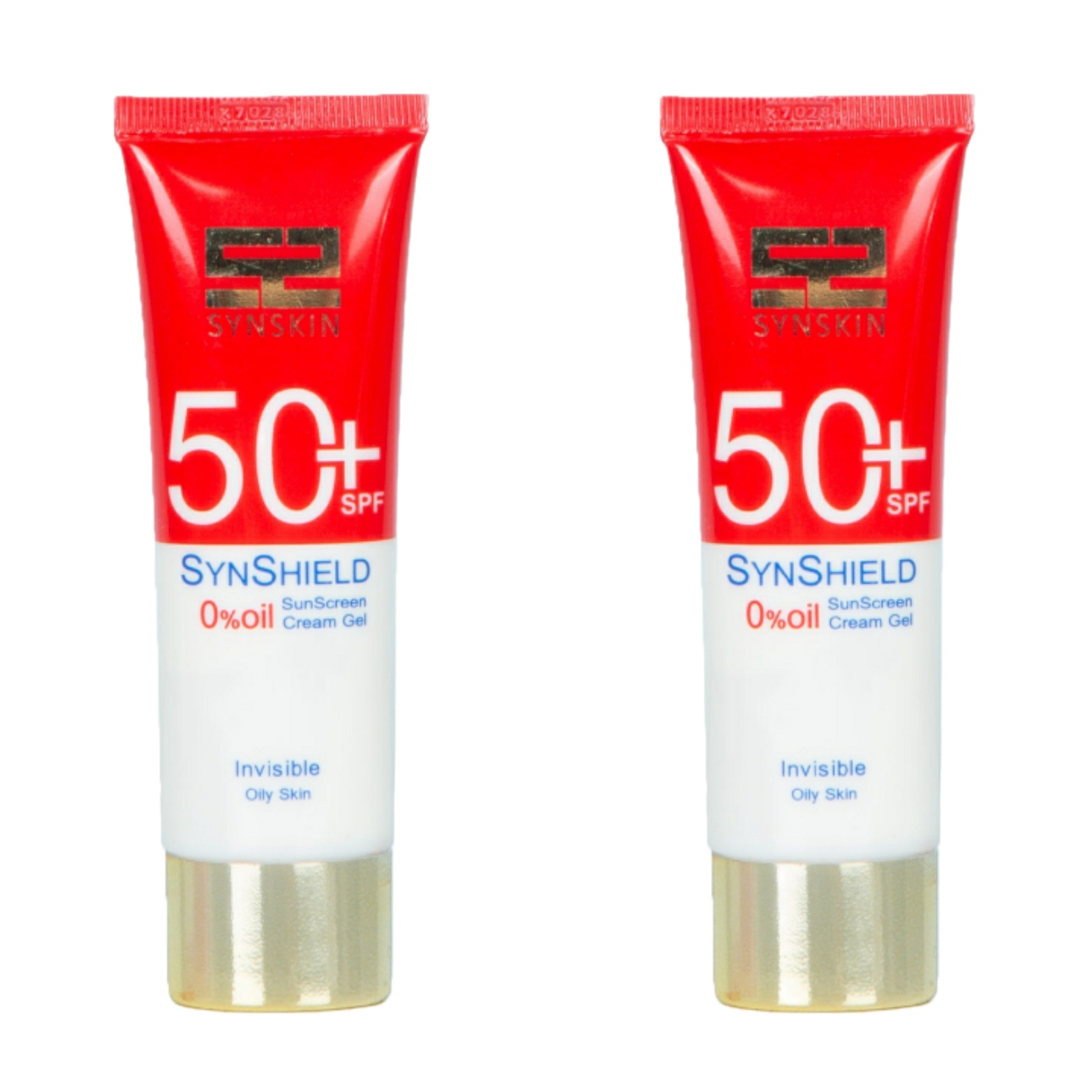 کرم ژل ضد آفتاب سان اسکین مدل invisible حجم 50 میلی لیتر مجموعه 2 عددی