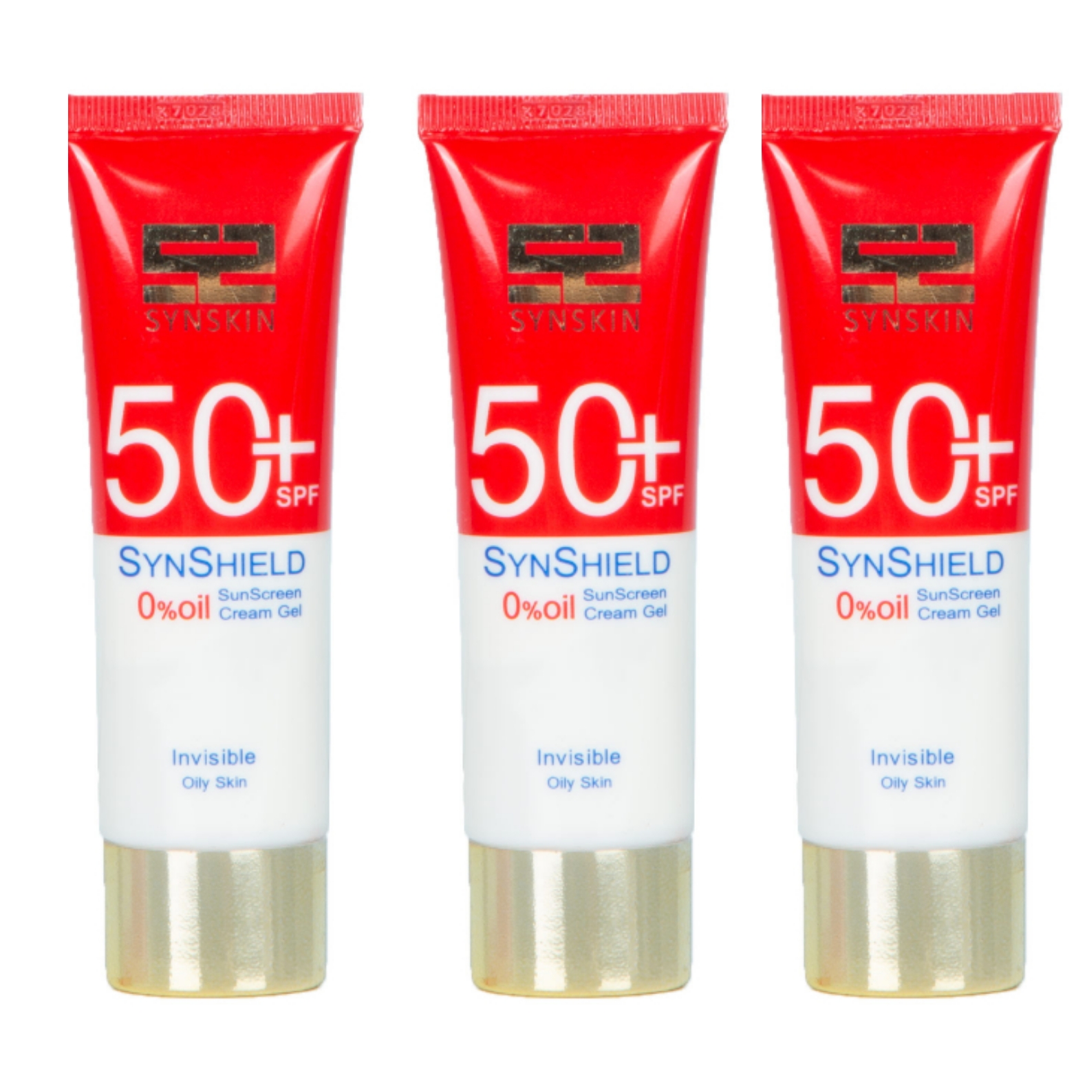 کرم ژل ضد آفتاب ساین اسکین مدل invisible حجم 50 میلی لیتر مجموعه 3 عددی