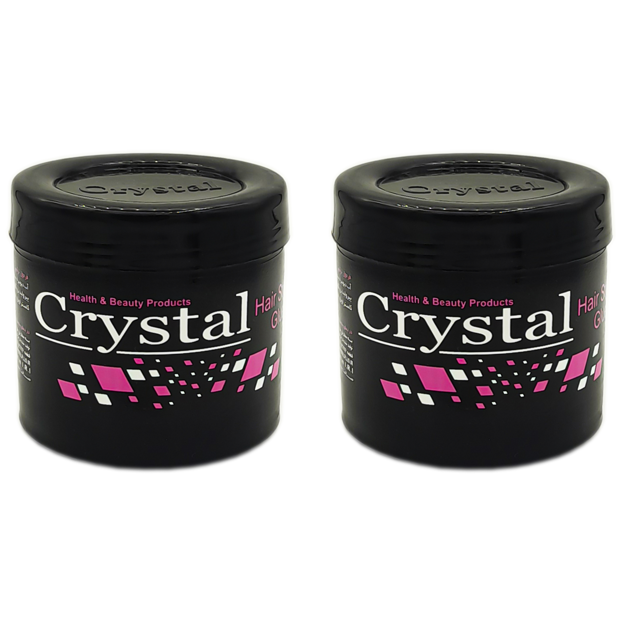 کرم ژل مو کریستال مدل beauty حجم 200 میلی لیتر مجموعه 2 عددی