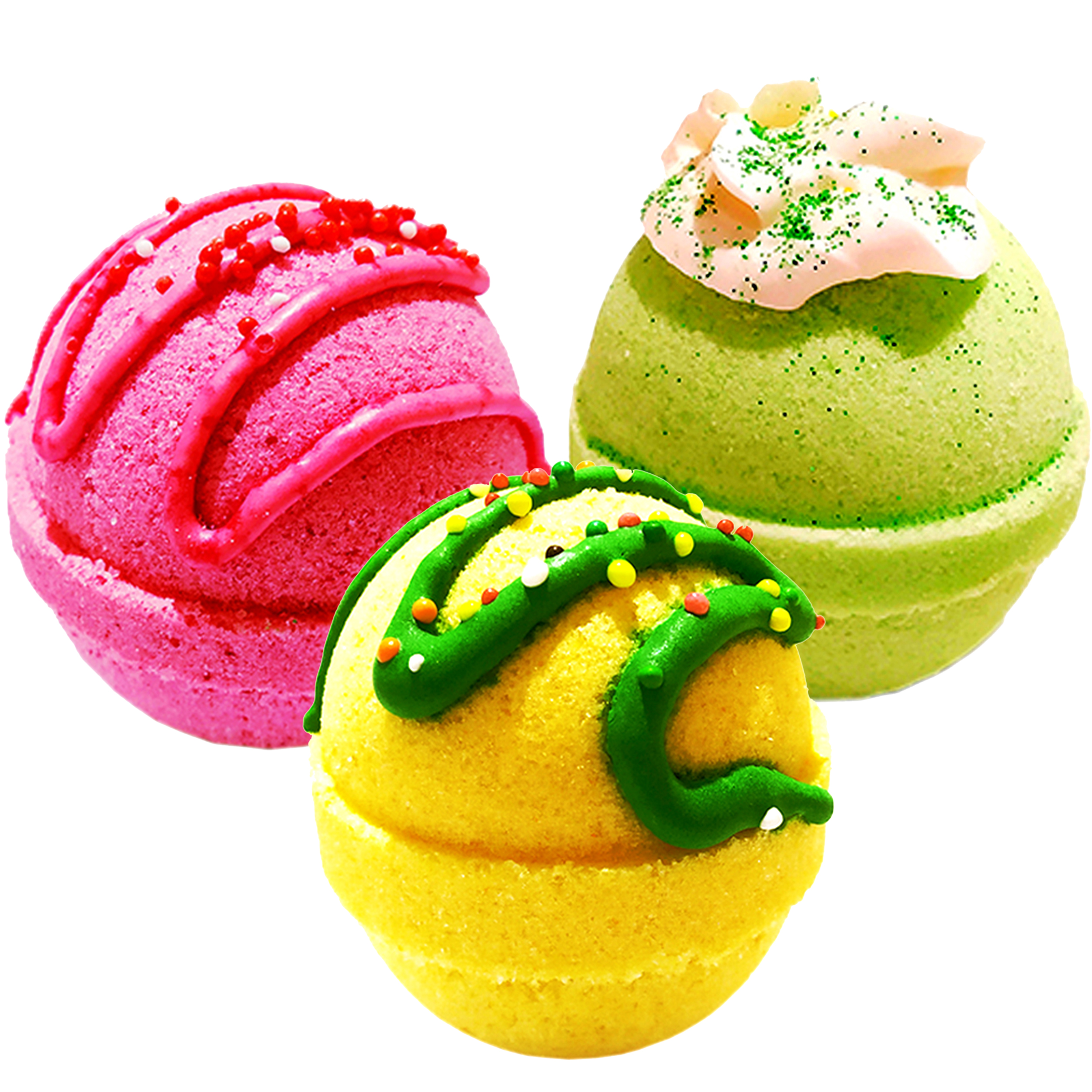 کوکتل نمک حمام اور مدل sweets rgy وزن ۱۱۵ گرم بسته 3 عددی