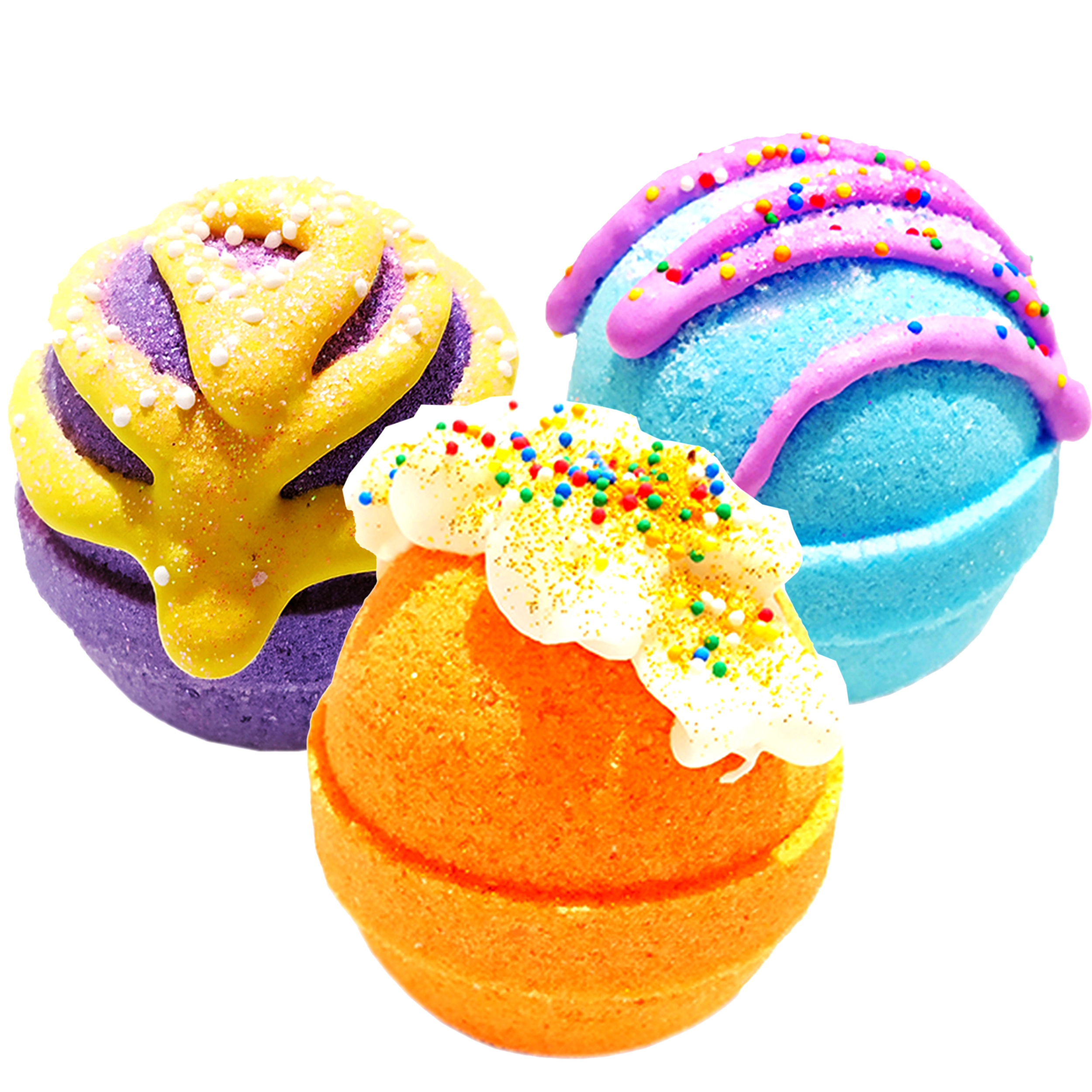 کوکتل نمک حمام اور مدل sweets vob وزن ۱۱۵ گرم بسته 3 عددی