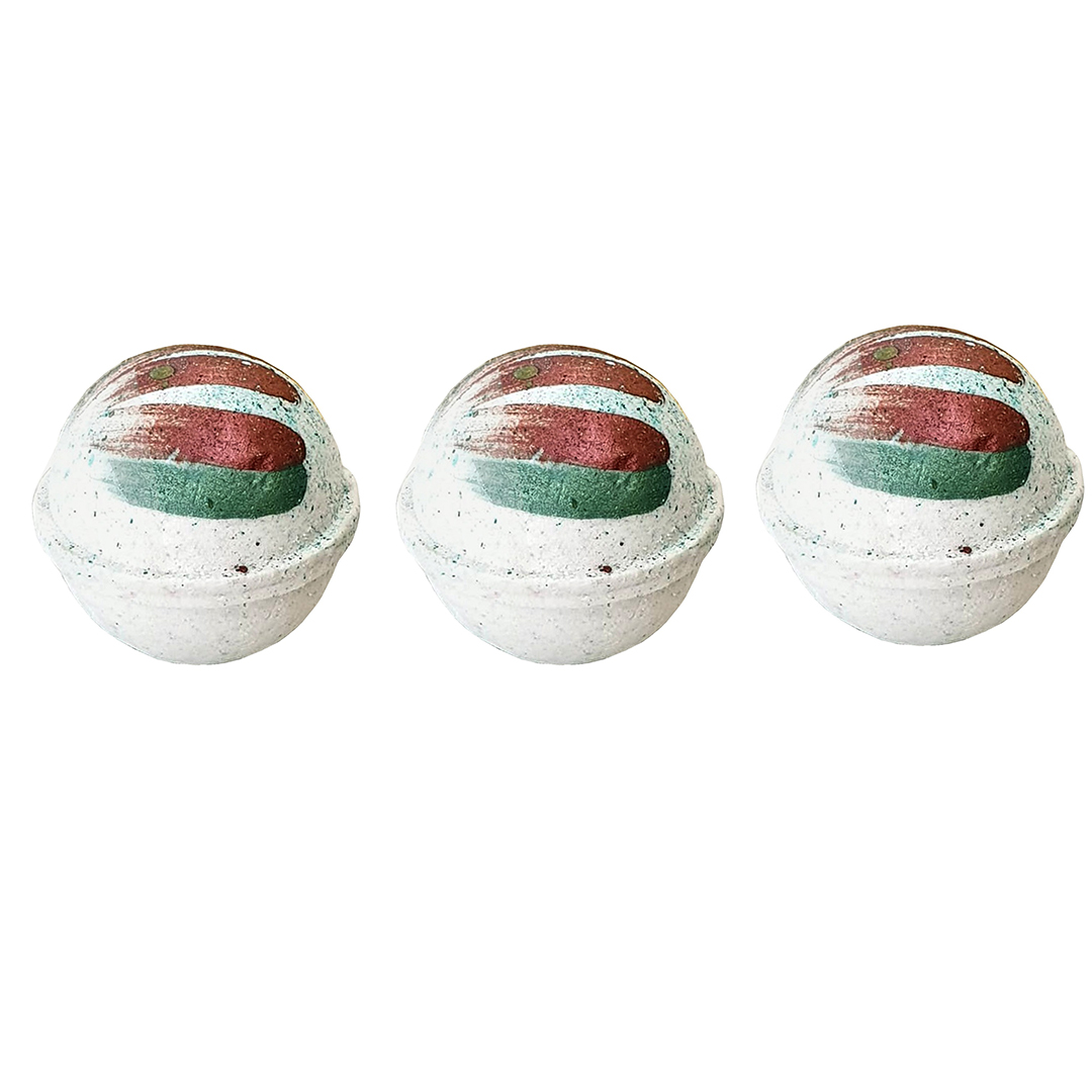 کوکتل نمک حمام مدل pomegranate کد 02 وزن 60 گرم بسته 3 عددی
