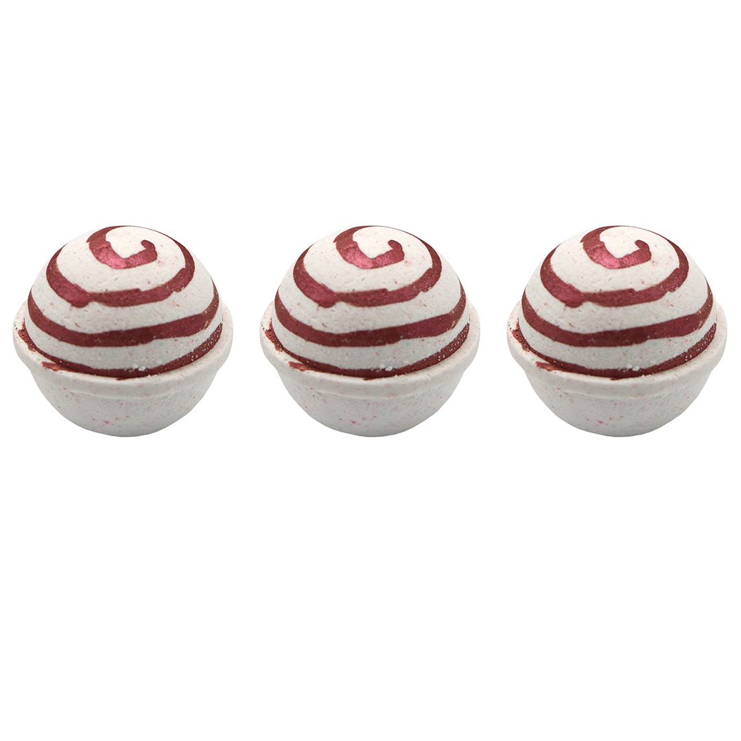 کوکتل نمک حمام مدل pomegranate کد 04 وزن 60 گرم بسته 3 عددی