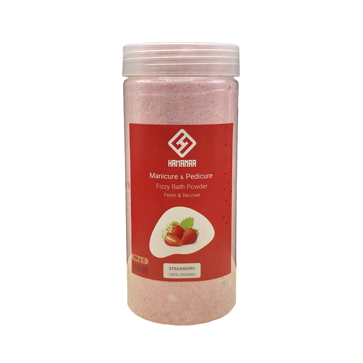 کوکتل پودری هامانا مدل strawberry وزن 800 گرم