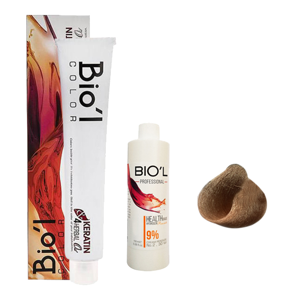 کیت رنگ مو بیول سری natural شماره 9.23 حجم 100 میلی لیتر رنگ بلوند ماسه ای خیلی روشن