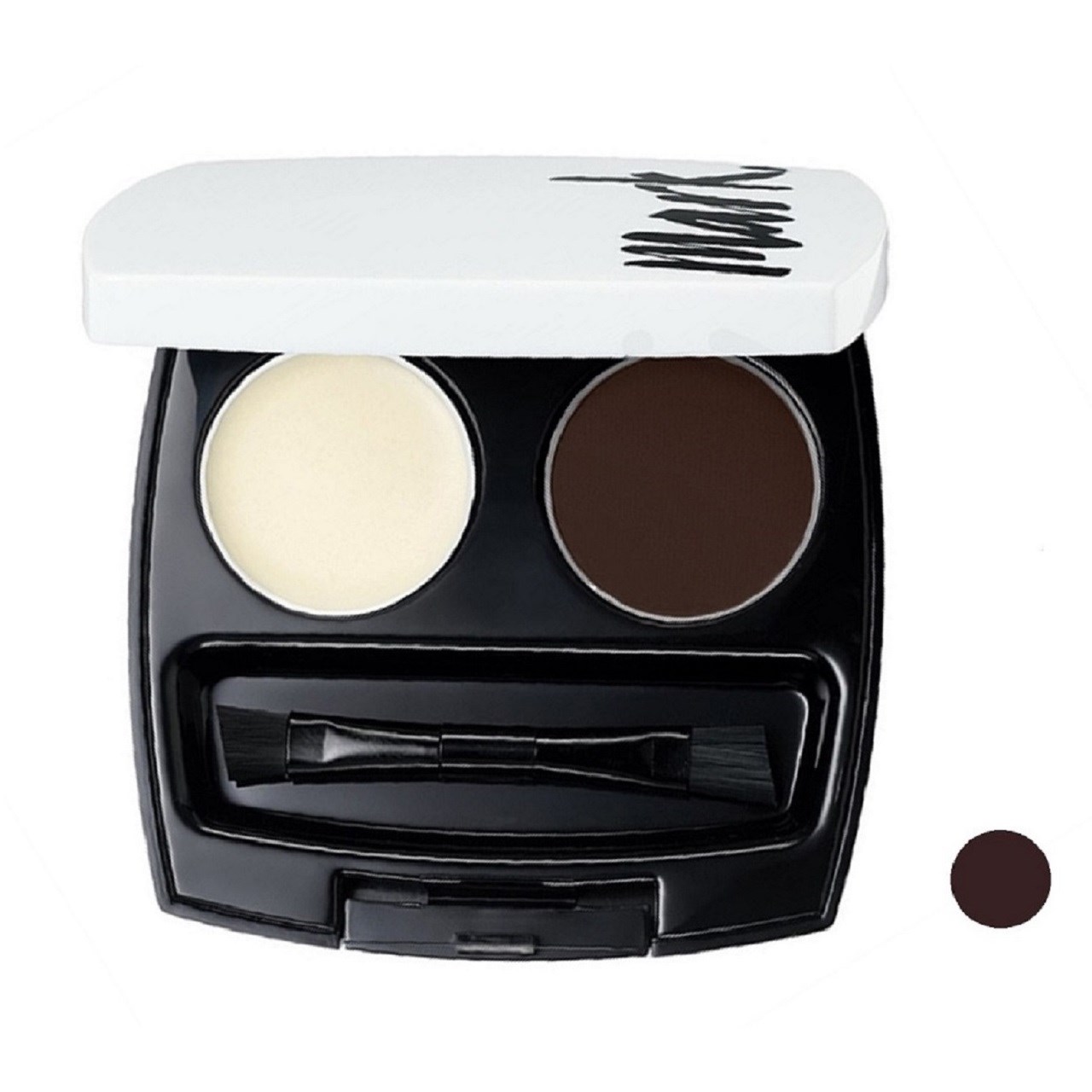 کیت سایه ابرو آون مدل mark perfect brow kit رنگ deep brown