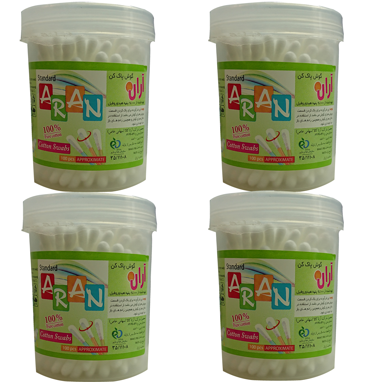 گوش پاک کن آران مدل approximate بسته 4 عددی