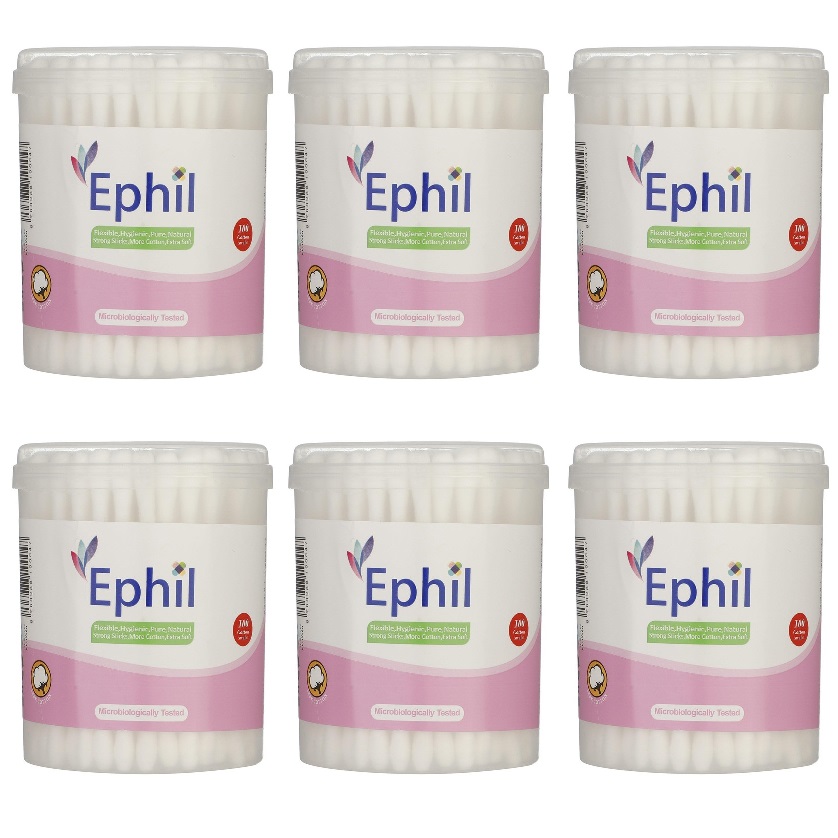 گوش پاک کن افیل مدل natural مجموعه 6 عددی