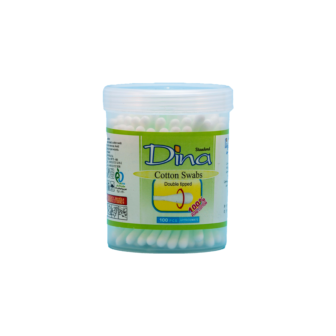 گوش پاک کن دینا مدل g بسته 100 عددی