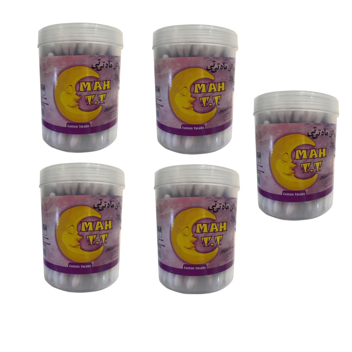 گوش پاک کن ماه تی تی کد0001 مجموعه 5 عددی