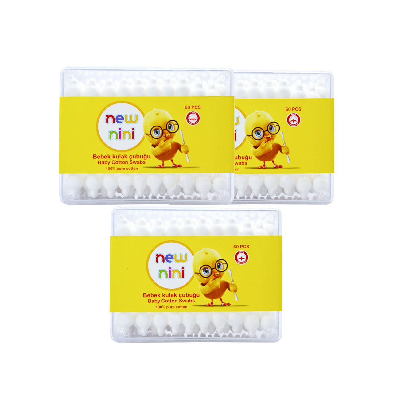 گوش پاک کن نیو نی نی مدل bb3 مجموعه 3 عددی