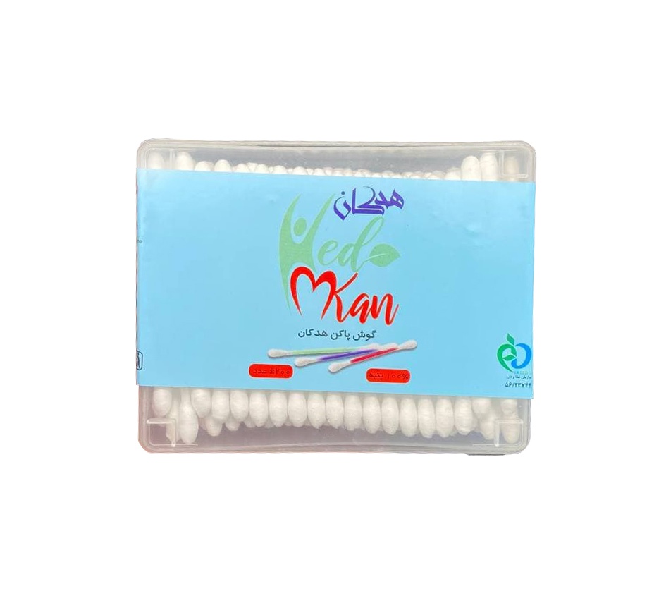گوش پاک کن هدکان مدل b200 بسته 200 عددی