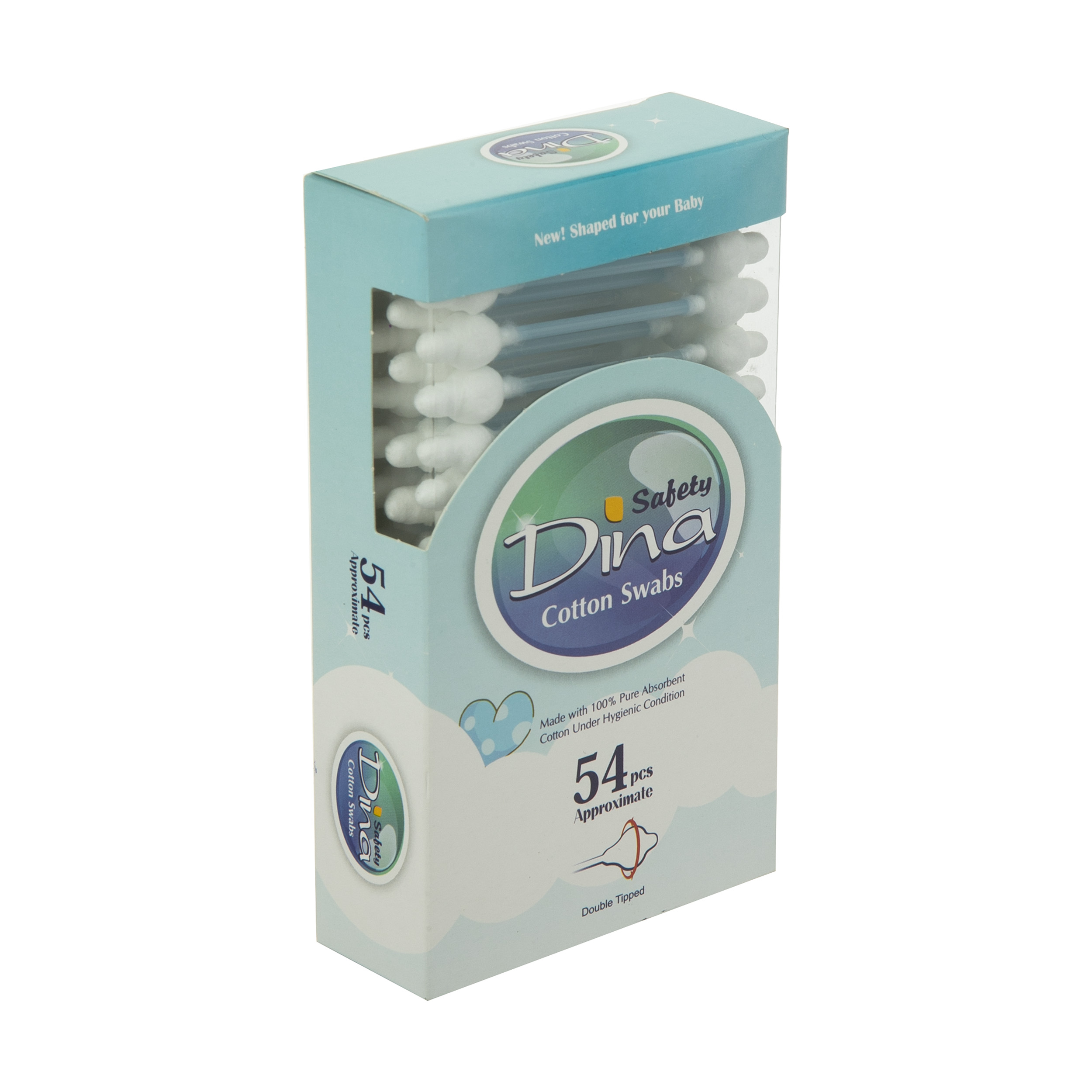 گوش پاک کن کودک دینا مدل blue بسته 54 عددی