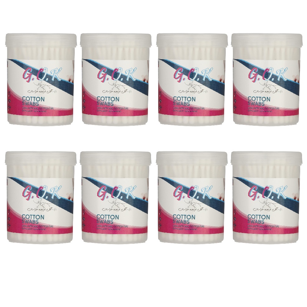 گوش پاک کن گل ارکیده خراسان مدل natural مجموعه 8 عددی